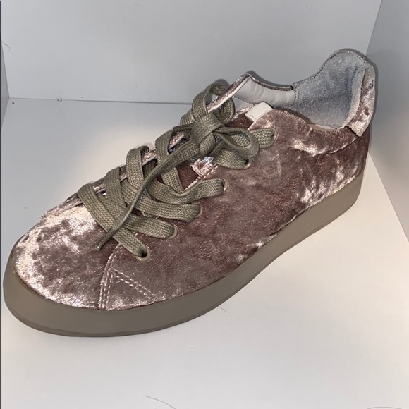 🌸NWOB RAG & BONE RB1 low top grey velvet sneakers - Picture 13 of 16